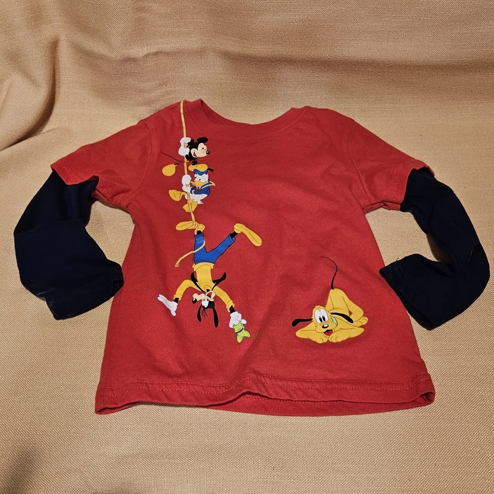 🦖Toddler Disney Store Mickey Mouse and Friends Long Sleeve T-shirt🦖
